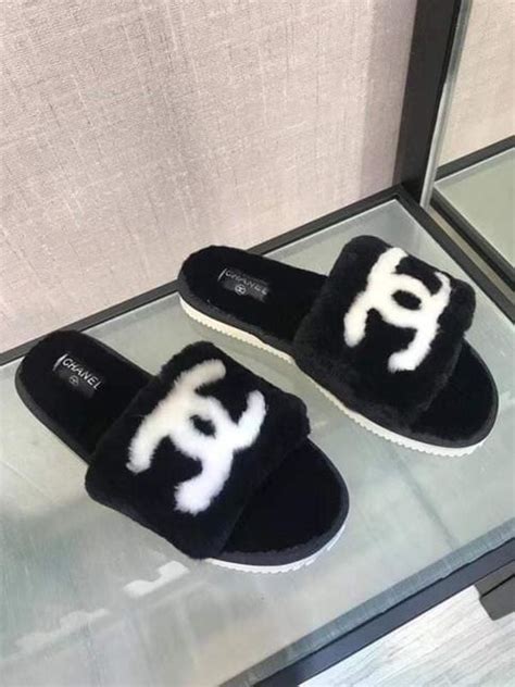 chanel house slippers|vintage chanel slippers.